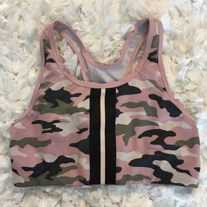 PINK Victoria's Secret Pink Camo Sports Bra